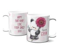 Cute Teddy Bear Gran Mug, Personalised mug for Gran, Personalised cup for Gran, Personalised gift for Gran, Personalised present for Gran, Personalised Mothers Day, Birthday Mug, Add Your own Message.