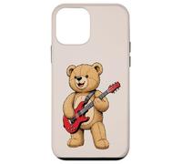 Cute Teddy Bear Playing Guitar Musician Rocker Player Case for iPhone 12 mini