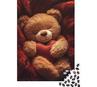 Cute Teddy Bear Puzzle Family Fun Paper Rectangular Jigsaw Puzzle for Boy Or Girl Children's Day 1000pcs (38x26cm)