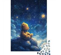 Cute Teddy Bear Puzzle Jigsaw Creative Puzzles For Grown Ups 500 Piece Jigsaw Puzzles For Adults And Teenagers Jigsaw Puzzle Educational Toys Gift 500pcs (52x38cm)