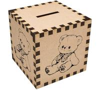'Cute Teddy Bear Sitting' Money Box/Piggy Bank (MB00113963)