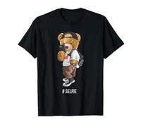 Cute teddy bear taking a selfie T-Shirt