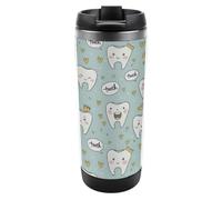 Cute Teeth Dental Travel Mug Water Bottle Coffee Cup