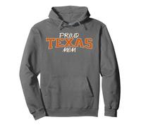 Cute Tennessee Mom | Classic TN Orange Vintage Varsity Print Pullover Hoodie