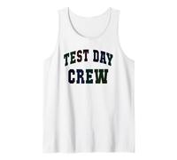 Cute Test Day Ready Crew Testing Teacher Mode On Math ELA Tank Top
