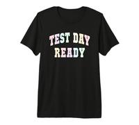 Cute Test Day Ready Testing Teacher ELA Geek STEM Hustle Premium T-Shirt