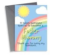 Cute Thank you card - for a special Foster Mummy