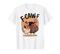 Cute Thanksgiving F-CAW-F Gag Turkey I'm A Delight Gobble T-Shirt