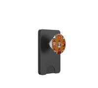 Cute Thanksgiving Pilgrim Turkey Cartoon PopSockets PopWallet for MagSafe