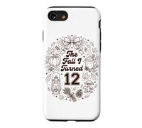 Cute The Fall I Turned 12 Cozy Autumn Birthday Party Case for iPhone SE (2020) / 7/8
