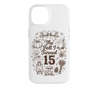 Cute The Fall I Turned 15 Cozy Autumn Birthday Party Case for iPhone 14