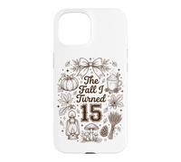 Cute The Fall I Turned 15 Cozy Autumn Birthday Party Case for iPhone 15