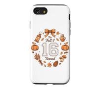 Cute The Fall I Turned 16 Cozy Autumn Birthday Party Case for iPhone SE (2020) / 7/8
