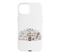 Cute The Fall I Turned 8 Cozy Autumn Birthday Party Case for iPhone 15 Plus