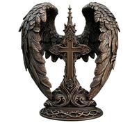 Cute Things for Bedroom Gorgeous Angel Win Gs C ROS S Decoration Finely Detailed Win Gs Gracefully Wrap Around The C ROS S Elegant Boho Style Pr Emium Acrylic Material（ 2D）