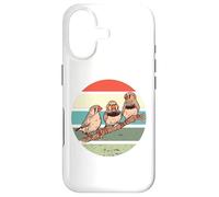 Cute Three Zebra Finches On A Branch Pet Birds Bird Lovers Case for iPhone 17