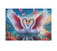 Cute Tiger Cub Brothers 300 Piece Complete Jigsaw Puzzle Set Teens Beginners Mind Relaxation Puzzle Fans Group Play Anniversary Fathers Gift Thick Cardboard 300 PCS