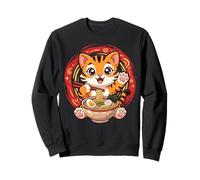 Cute Tiger Eating A Bowl Of Ramen Sweatshirt