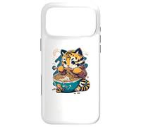 Cute Tiger Eating Ramen Noodles Anime Case for iPhone 17 Pro Max