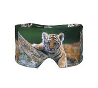 Cute Tiger, Full Eye Covers Light Blocking Eye Mask Sleep Eye and Ear Muffs