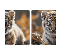 Cute Tiger Passport Holder, ID Card Protector Case Passport Holder with Slot Passports Travel Wallet Document Cover for Women And Men