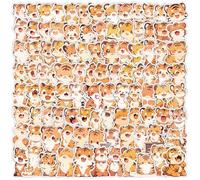 Cute Tiger Stickers 100PCS for Car Helmet Water Bottle Laptop Skateboard Luggage Scrapbook Bike Computer Phone Guitar Computer,Cartoon Animals Graffiti Waterproof Decals for Kids Teens Adults