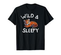 Cute Tiger Stripes Print Bedtime Nap Pajama Kids Toddler 5T T-Shirt
