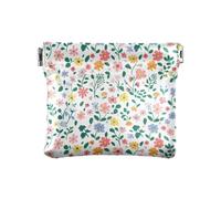 Cute Tiny Flowers and Leaves Women PU Leather Coin Purse Cute Change Holder Card Organizer for Women Boys Girls