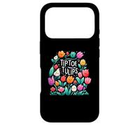 Cute Tiptoe Through The Tulips Floral Garden Lover Case for iPhone 17 Pro