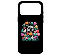 Cute Tiptoe Through The Tulips Floral Garden Lover Case for iPhone 17 Pro Max
