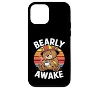 Cute Tired Bear Firefighter Fire Service Dept Worker Case for iPhone 12 mini