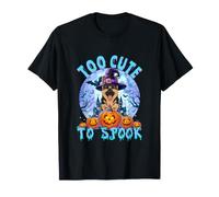 Cute to Spook Halloween German Shepherd As Witch Lover Owner T-Shirt