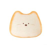 Cute Toast Bread Pillow, SoftPlush Funny Stuffed Toy Cushion, Food Huggable Snuggle Pillow for Bedroom Decor for Living Sofa Bedroom (10×12 cm,Dog)