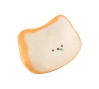 Cute Toast Bread Pillow, SoftPlush Funny Stuffed Toy Cushion, Food Huggable Snuggle Pillow for Bedroom Decor for Living Sofa Bedroom (10×12 cm,Bear)
