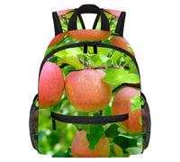 Cute Toddler Backpack - Apples Tree Modern Kids Bag for Preschool, School, Girls, and Little Kids