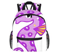 Cute Toddler Backpack - Cute Seahorse Modern Kids Bag for Preschool, School, Girls, and Little Kids