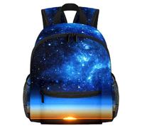 Cute Toddler Backpack - Starry Star Dreams Space Modern Kids Bag for Preschool, School, Girls, and Little Kids
