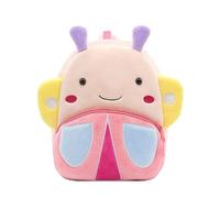 Cute Toddler Backpack Toddler Bag Soft Plush Animal Travel Bag For Girl Boy 2 6 Years Kindergarten Backpack (Butterfly) Travel Backpack for Boys (Pink, One Size)