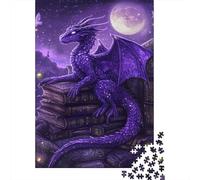 Cute Toddler Dragon 1000 Piece Paper Jigsaw Puzzles for Adults & Children Stress Reliever 1000pcs (38x26cm)