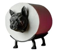 Cute Toilet Paper Holder: Creative Dog Shaped Bull Frog Holder, Funny Animal Decor Tissue Organizer | Home Kitchen Bathroom Living Room Storage Accessory