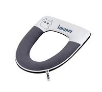 Cute Toilet Seat with Handle Thickened Toilet Bathroom Warm Zipper Seat Toilet seat