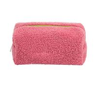 Cute Toiletry Bag - Spacious Cosmetic Holder, Zipper Plush Makeup Bag, Plush Makeup Bags | Elegant Carry Case for Holiday Packing Office Commute Overnight Stay Getaway Fitness Gym Club Use