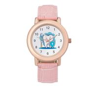 Cute Tooth Dentist Guardians Fashion Women's Watch Easy Reader Novelty Slim Quartz Casual Dress Wrist Watches