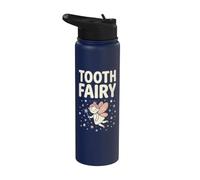 Cute Tooth Fairy Magical Character Kids Lost Tooth Dentist Stainless Steel Insulated Water Bottle