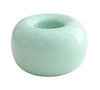 Cute Toothbrush Holder: Compact Porcelain Brush Holder, Modern Stand, Stylish Bathroom Organizer with Stable Base | Functional Decoration for Vanity Surfaces,