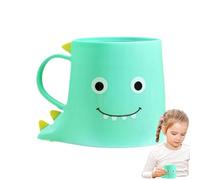 Cute Toothbrush Holder - Cute Dinosaur Shaped Thickened Safe Toothbrush Cups,Portable Bathroom Accessories Mou-thwash Cup For Students Kids Girls Boys