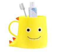 Cute Toothbrush Holder - Cute Dinosaur Shaped Thickened Safe Toothbrush Cups,Portable Bathroom Accessories Mou-thwash Cup For Students Kids Girls Boys