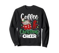 Cute, Traditional Christmas Cheer, Coffee & Christmas Sweatshirt