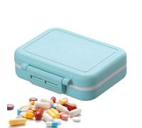cute travel pill case pill case moisture proof pill case pocket pill box portable 3 compartments pill box waterproof supplement box 3 times a day for daily life travel
