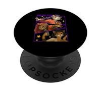 Cute Trio Cat Warriors Parody Retro Aesthetic PopSockets Adhesive PopGrip
